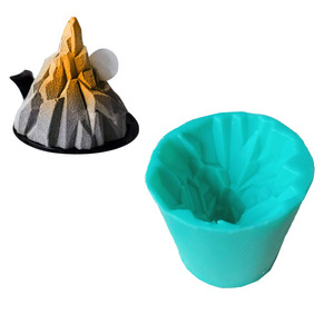 Silicone Volcano Mousse <b>Mold</b> Irregular Shape For Cake Decorating DIY Chocolate Baking <b>Mold</b> - Product Image 1