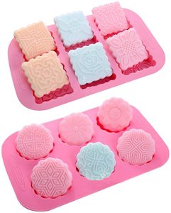 แม่พิม<span class=keywords><strong>พ</strong></span>์สบู่ซิลิโคน 6 ช่อง แม่พิม<span class=keywords><strong>พ</strong></span>์อบขนม DIY คุกกี้ ช็อกโกแลต <span class=keywords><strong>คั</strong></span><span class=keywords><strong>พ</strong></span><span class=keywords><strong>เค้ก</strong></span> มัฟฟิน ถาดอบขนมแบบนิ่ม - Product Image 2