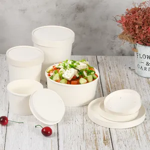 Verres à crème glacée en papier kraft, bols à Dessert jetables pour aliments chauds ou froids, fournitures de fête, tasses de friandises pour Sundae, Frozen, soupe au yaourt