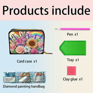 Diamant Peinture <span class=keywords><strong>Tournesol</strong></span> Portefeuille 5D DIY Artisanat Sac - Product Image 6