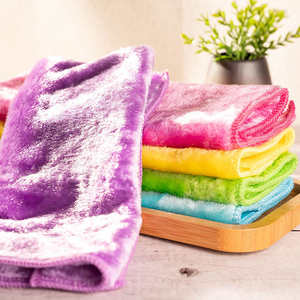 Ménage facile enlèvement d'huile fibre de <span class=keywords><strong>bois</strong></span> torchons dégraissage facile Double épaissi fort absorbant l'eau tampon à récurer - Product Image 1