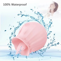 Vibrateur réaliste en forme de langue avec fonction de vibration agile 10V, jouet rose vibrant, stimulateur clitoridien et des mamelons, jouet sexuel pour femmes