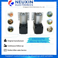 Pompe à air à micro-diaphragme 12V/24V CC, débit de 13L/min pour l'oxygénation en aquaculture, oxygénateur portable d'extérieur, directement de l'usine