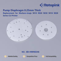 Diaphragme de pompe Ratopink EB-HMN0246, épaisseur 0,25 mm, remplacement pour imprimante CIJ Markem-Imaje séries 9010, 9020, 9030, 9018, 9028
