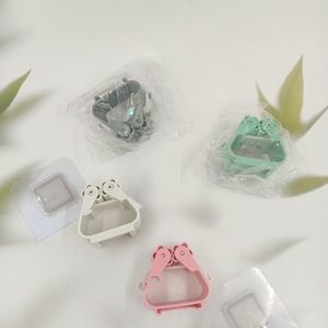 Soporte para fregona sin taladros ni rastros, gancho para fregona, soporte para escoba montado en la pared del baño, clip para fregona. - Product Image 3