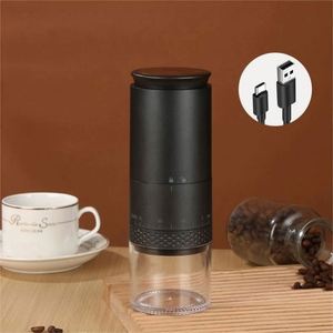 Automatic Mini 38 Levels Adjustment Drip Hand <b>Coffee</b> Bean Grinder Digital Smart <b>Coffee</b> <b>Maker</b> for Travel - Product Image 3