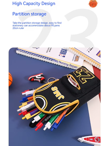 <span class=keywords><strong>Astuccio</strong></span> per la scuola, borsa per penne, <span class=keywords><strong>astuccio</strong></span> per pallacanestro, <span class=keywords><strong>astuccio</strong></span> per cancelleria, <span class=keywords><strong>astuccio</strong></span> per ragazzi, <span class=keywords><strong>astuccio</strong></span> a doppio strato di grande capacità - Product Image 4
