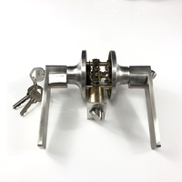 Serrure de porte en alliage de zinc avec 3 clés, serrure cylindrique pour le marché américain