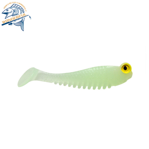 Fábrica al por mayor Luya Bait Live Luminous T-Tail Maid Fish Lure 55mm 75mm PVC para River Lake Fishing Bulk Soft Fishy Flavor - Product Image 4