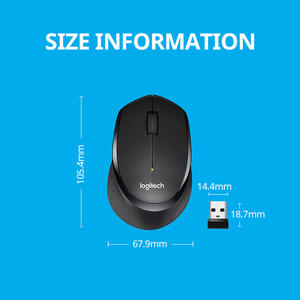 Para <span class=keywords><strong>Logitech</strong></span> <span class=keywords><strong>M330</strong></span> Silent Plus 2,4 GHz Ratón inalámbrico para el hogar/oficina/computadora portátil/PC Electrónica para juegos de ahorro de energía - Product Image 2
