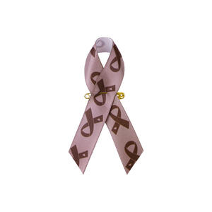 Pin de cinta de concientización sobre el cáncer de mama y el VIH-Pines de solapa de caridad promocionales para eventos y recaudaciones de fondos - Product Image 2