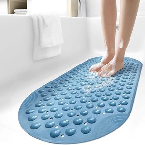 Alfombrilla de Ducha Antideslizante de Nuevo Diseño OEM, Alfombra de Baño de Secado Rápido, Alfombra Gruesa para Masaje de Pies, Alfombra de Spa con Exfoliante para Pies - Product Image 4