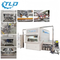 Ligne de peinture automatique intelligente TLD avec réservoir sous pression 380V 4000W 0-1800mm/s pour la production de meubles et le travail du bois à domicile