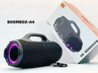 Enceinte Bluetooth portable 80W, étanche, pour fêtes en extérieur, avec lumière LED RGB, basses puissantes, caisson de basses sans fil