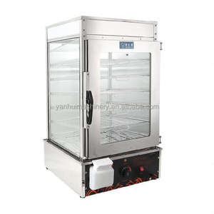 เครื่องทำขนมอาหารจานด่วนเชิงพาณิชย์พร้อมที่อุ่นอาหารเครื่องอุ่นขนมปังเป็นส่วนประกอบหลัก - Product Image 1