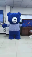 Costume gonflable de mascotte d'ours en peluche Efun personnage de dessin animé mascotte gonflable d'ours en peluche Cosplay pour adultes
