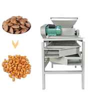 Nouvelle conception de machine de nettoyage des noisettes avec élévateur, machine à peler les amandes/machine à décortiquer les noyaux de palmier