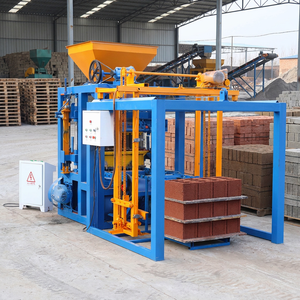 bibo Easy Operation QTJ4-24 Concrete Hollow Brick Machine | Interlocking Block Machine with Free Installation Video - Product Image 1