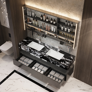 Hotel Luxury Rock Slab Gabinetes <span class=keywords><strong>de</strong></span> <span class=keywords><strong>baño</strong></span> <span class=keywords><strong>Lavabo</strong></span> Conjunto <span class=keywords><strong>de</strong></span> gabinete <span class=keywords><strong>Muebles</strong></span> <span class=keywords><strong>de</strong></span> tocador <span class=keywords><strong>de</strong></span> <span class=keywords><strong>baño</strong></span> - Product Image 4