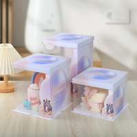Vente en gros Boîte d'emballage de gâteau pliable biodégradable personnalisée pour mariages, fêtes, festivals Boîtes cadeaux en carton alimentaire