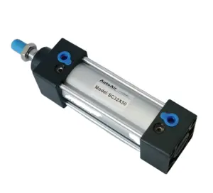 EMC SI DNC SC Double action air cylinder with piston rod pneumatic cylinder