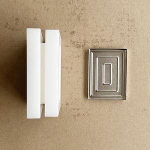 Tùy chỉnh màu Trắng Nhựa Acrylic trang điểm Báo Chí khuôn mỹ phẩm Eyeshadow Blush bột đàn áp khuôn với sắt chảo - Product Image 4