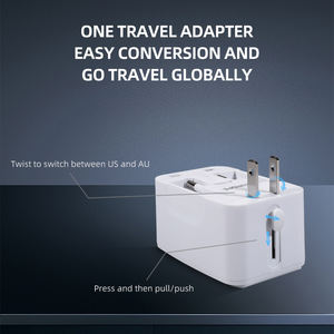 Offre spéciale du fabricant Foxcan 1C + 1A chargeurs de voyage adaptateur de prise universel pour téléphones mobiles et ordinateurs portables pour UK AUS EU & Japan - Product Image 4