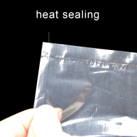 Sacs d'Emballage Plats en Plastique Transparent PE/HDPE Soudables à Chaud pour Stockage Alimentaire