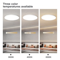 Plafonnier LED d'Intérieur Étanche 36W 45W, Moderne Circulaire Ultra-Fin, Facile à Installer, Luminosité pour Salon