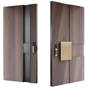 DEMEA <span class=keywords><strong>porte</strong></span> d'entrée en aluminium à rupture thermique moderne <span class=keywords><strong>porte</strong></span> principale extérieure étanche personnalisée pour Villa bureau appartement extérieur - Product Image 1