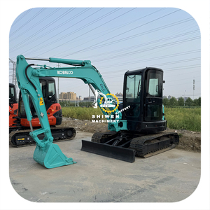 JAPAN Original Mini <b>Excavator</b> Kobelco SK55 In Low Hours Secondhand Crawler Hydraulic Excavadora Kobelco SK55 SK70 SK75 SK90 - Product Image 1