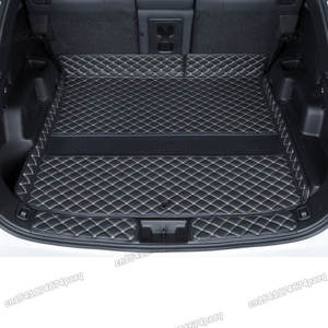 Alfombrilla de Cuero para <span class=keywords><strong>Maletero</strong></span> de Coche, Forro de Carga para <span class=keywords><strong>Mitsubishi</strong></span> <span class=keywords><strong>Outlander</strong></span> 2021 2022 2023 2024, Alfombrillas Protectoras para Equipaje Trasero, Cubierta 2025 2026 - Product Image 2