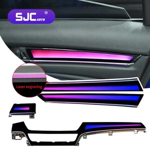 Lumière ambiante <span class=keywords><strong>LED</strong></span> dynamique SJC pour <span class=keywords><strong>voiture</strong></span> <span class=keywords><strong>12V</strong></span>, pour Honda Accord 2018-2022, éclairage d'ambiance intérieur 64 couleurs, lumières <span class=keywords><strong>LED</strong></span> pour <span class=keywords><strong>voiture</strong></span> - Product Image 1