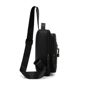 Bolso de pecho antirrobo impermeable para hombre, bandolera cruzada con Usb, un solo hombro con cargador USB, venta al por mayor - Product Image 3