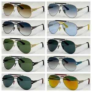 แว่นตาแฟชั่นกลางแจ้งสำหรับผู้ชายและผู้หญิงปี 2026 รุ่นมาแรง กรอบโลหะ ป้องกันรังสียูวี 400 คุณภาพสูง แว่นกันแดดหรูหรา ดีไซน์เนอร์แบรนด์แท้ - Product Image 2