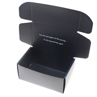 Boîte cadeau de luxe en carton ondulé recyclé, design personnalisé, insert en papier sur mesure, pelliculage mat personnalisé, éponge