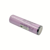 Batterie lithium-ion SAM ICR18650 26J M à bouton supérieur avec protection, 3.7V 18650 2600mAh, cellule Li-ion à bouton supérieur avec PCB, en stock en gros
