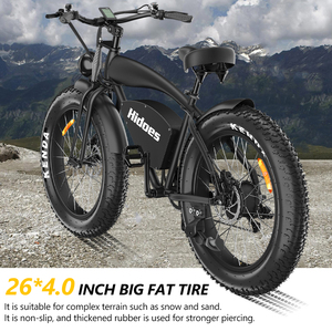 All Terrain Hideoes B3 Urban 26 นิ้วไฟฟ้าจักรยานเมือง 48V 1200Wแบตเตอรี่ลิเธียม 7 เกียร์Drop Shipping - Product Image 3