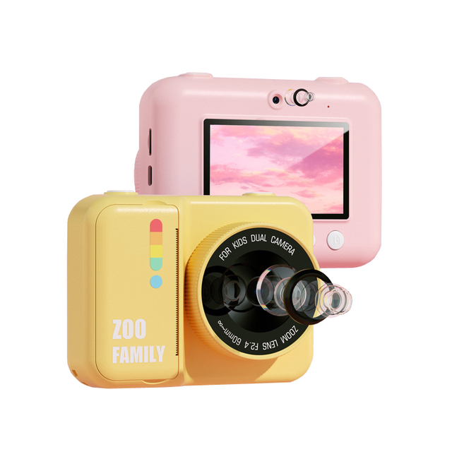 Gift 3.0 Inches Touch Screen 1080P WiFi Selfie Photo Kids Camera Children's Instant Print Camera
