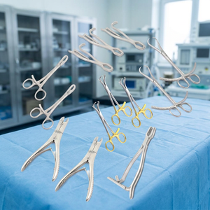 Ensemble d'instruments orthopédiques manuels pour interventions chirurgicales de fragments de grande et petite taille en acier inoxydable par Grip Surgical - Product Image 5