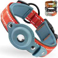 Collier GPS pour chat et chien en cuir de haute qualité 2026 avec Airtag intégré – Idéal pour l'entraînement des animaux de compagnie