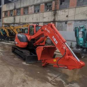 Excavadora Pequeña Usada Original de Japón, Kubota de 8 Toneladas, Kx185-3 de Segunda Mano, Miniexcavadora Kx185 con Cabina con Aire Acondicionado, Kx185-3 - Product Image 3
