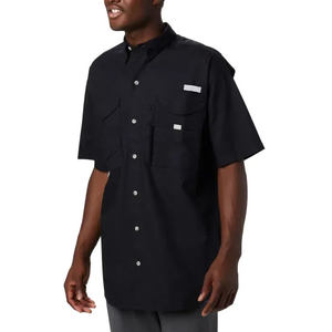 Camiseta personalizada con capucha y botones, camuflaje Guatemala, microfibra de poliéster, camisa de pesca con botones. - Product Image 1