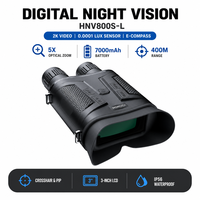 Jumelles numériques à vision nocturne LCD 3 pouces HNV800S-L, caméra de vision nocturne infrarouge vidéo 2K pour l'observation des animaux sauvages en extérieur