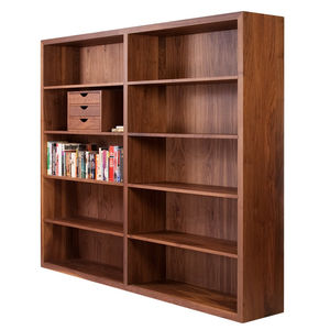 Librería <span class=keywords><strong>de</strong></span> <span class=keywords><strong>madera</strong></span> <span class=keywords><strong>de</strong></span> roble <span class=keywords><strong>de</strong></span> alta calidad, estantería <span class=keywords><strong>de</strong></span> <span class=keywords><strong>madera</strong></span> resistente <span class=keywords><strong>con</strong></span> estantes ajustables, muebles <span class=keywords><strong>de</strong></span> oficina en casa vintage - Product Image 1