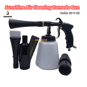SS Z-020 Régulateur d'air Tube de roulement de haute qualité Tornado Gun Combo Adaptateur sous vide, 2 IN 1 Clean Car Interior Washer <span class=keywords><strong>Nettoyage</strong></span> <span class=keywords><strong>à</strong></span> <span class=keywords><strong>sec</strong></span> - Product Image 2