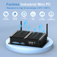 Jaringan ganda Triple Display Mini Desktop perlapan generasi I5 antarmuka USB digunakan industri tertanam komputer lintas batas