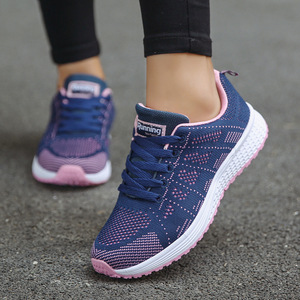 Scarpe da Passeggio Traspiranti in Rete alla Moda, Scarpe Sportive Bianche da Donna, Scarpe da Tennis e Sneakers per Fitness Femminile - Product Image 3