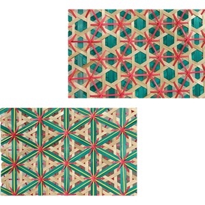 Bamboo Woven Decorative Screens Various Patterns Foldable Hanging Room Divider Home Decoration Chongqing Origin ZB-24929 - Product Image 3