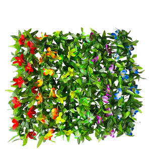 Nouveau hawaïen artificiel Luau fleur feuille soie Tropical coloré collier été piscine fête décorations - Product Image 1